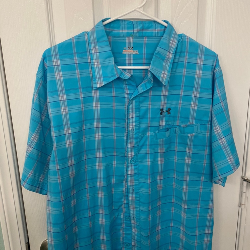 Under armor shirt sleeve button up